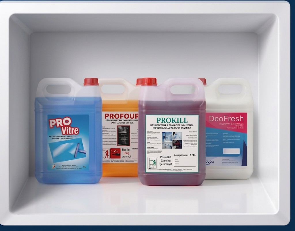 Gamme Prodet : Pro Vitre, Profour, Prokill et DeoFresh